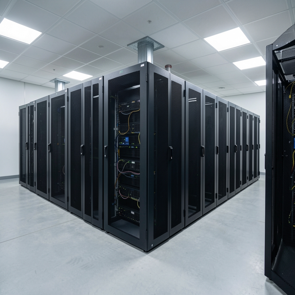 Vertiv Liebert precision cooling unit for server room with front panel controls and display